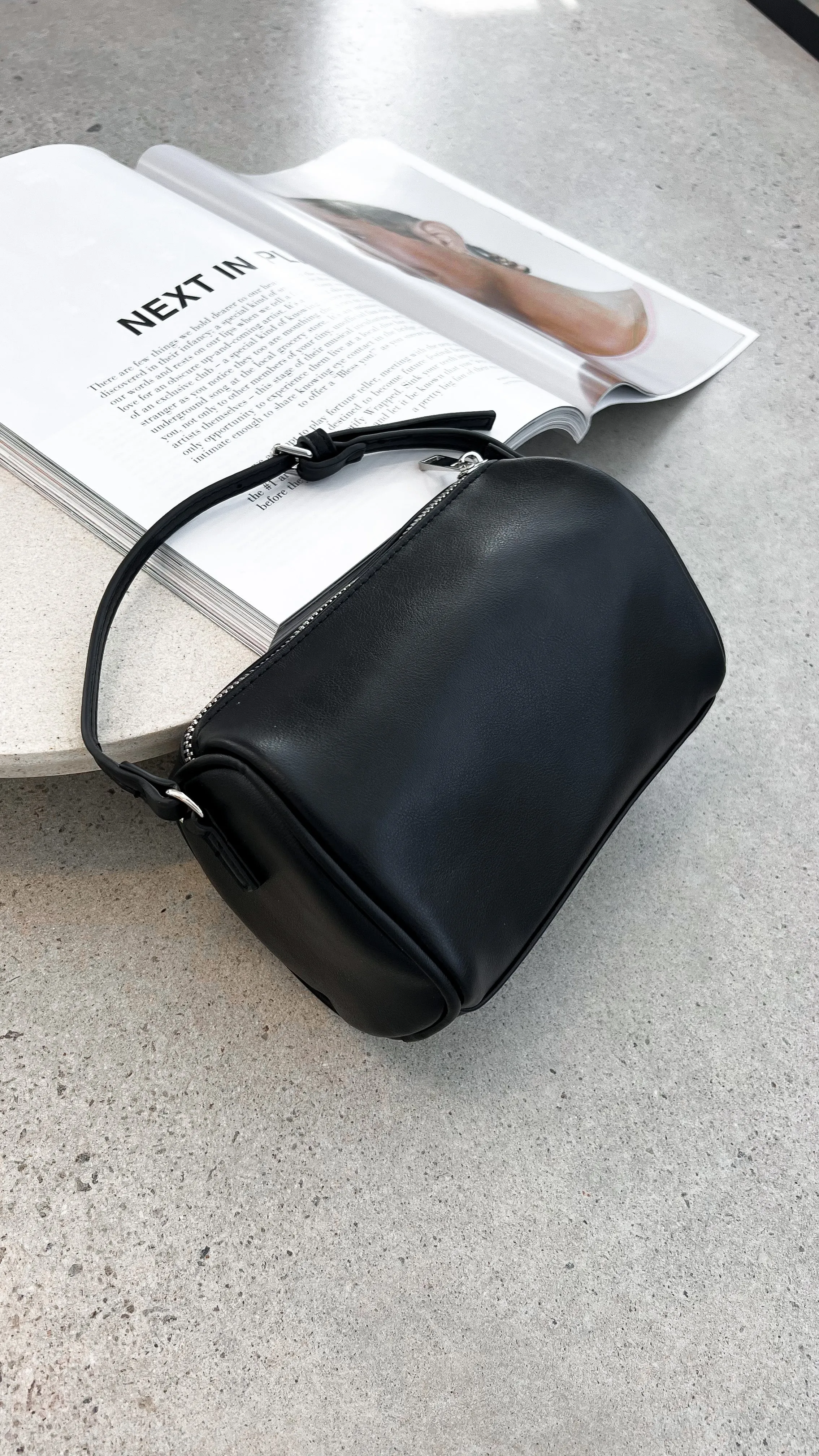 Donna Handle Bag - Black sold by Billy J