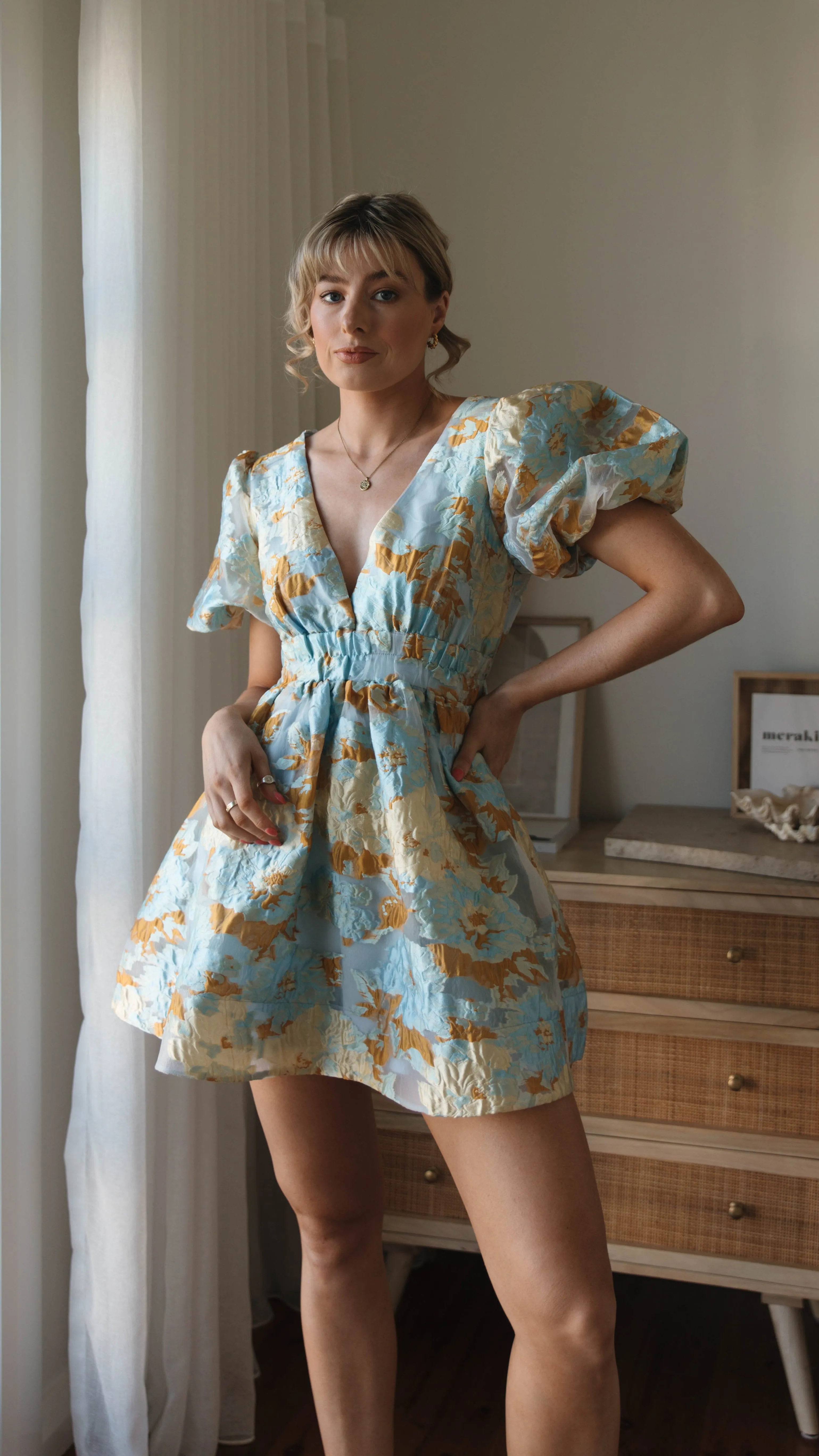Abel Mini Dress - Blue sold by Billy J product image thumbnail 3