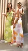 Fahri Maxi Dress - Green Floral sold by Billy J