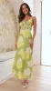 Fahri Maxi Dress - Green Floral sold by Billy J