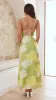 Fahri Maxi Dress - Green Floral sold by Billy J