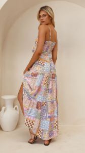 Bambi Maxi Dress - Sweet Illusions Print sold by Billy J