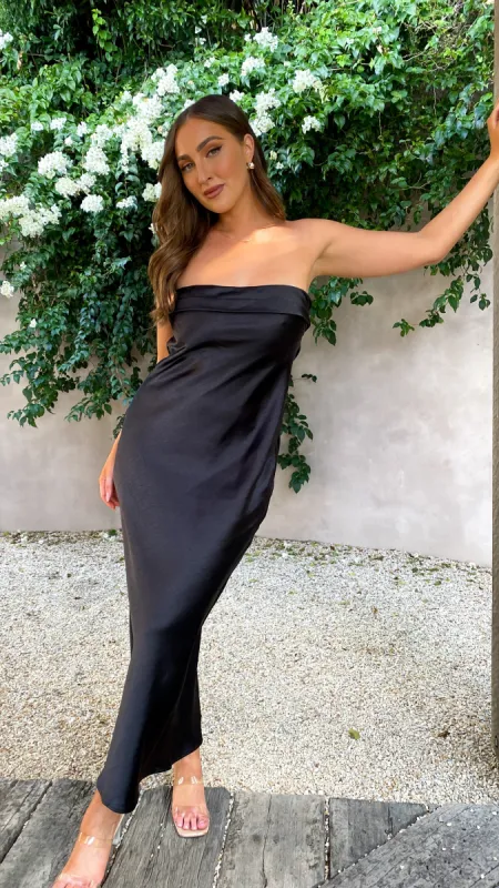 Gisele Maxi Dress - Black sold by Billy J