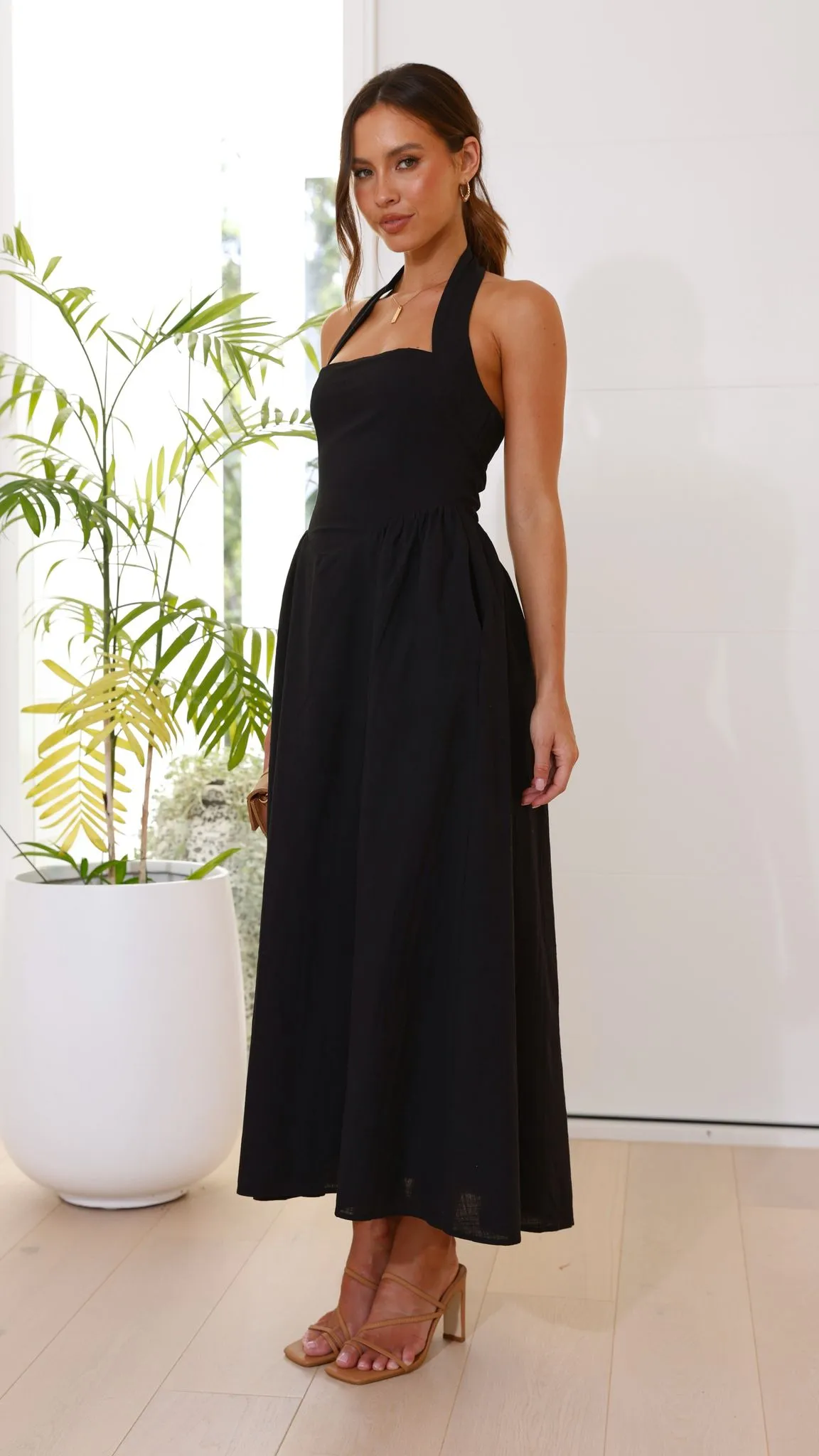 Caden Maxi Dress - Black sold by Billy J product image thumbnail 3