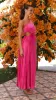 Laken Maxi Dress - Hot Pink sold by Billy J