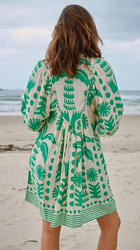 Boheme Mini Dress - Nazare Print sold by Billy J product image thumbnail 5