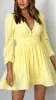 Charlotte Mini Dress - Yellow sold by Billy J