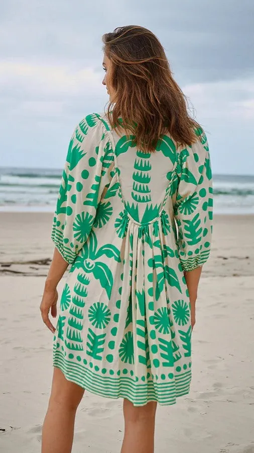 Boheme Mini Dress - Nazare Print sold by Billy J product image thumbnail 2