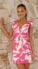 Delilah Mini Dress - Pink Print sold by Billy J