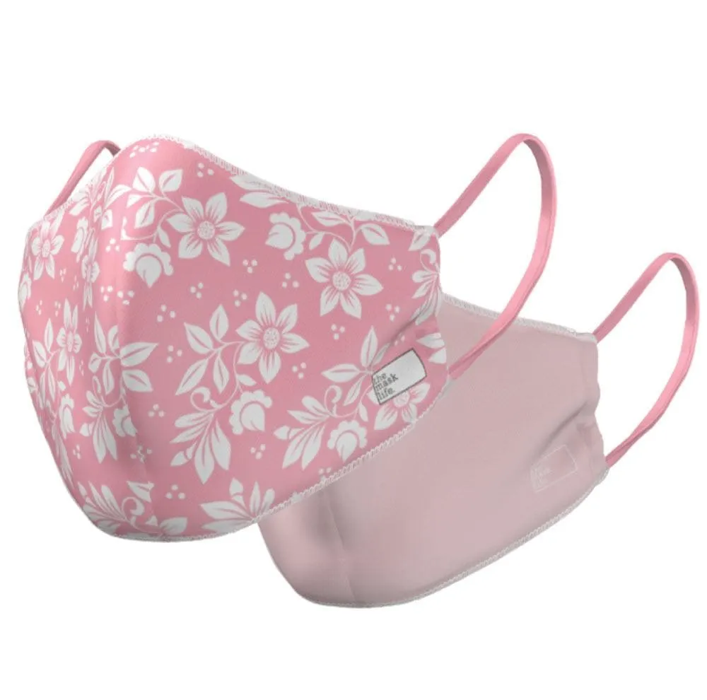 Soft Reversible Face Mask - Pink Blossom sold by Billy J product image thumbnail 4