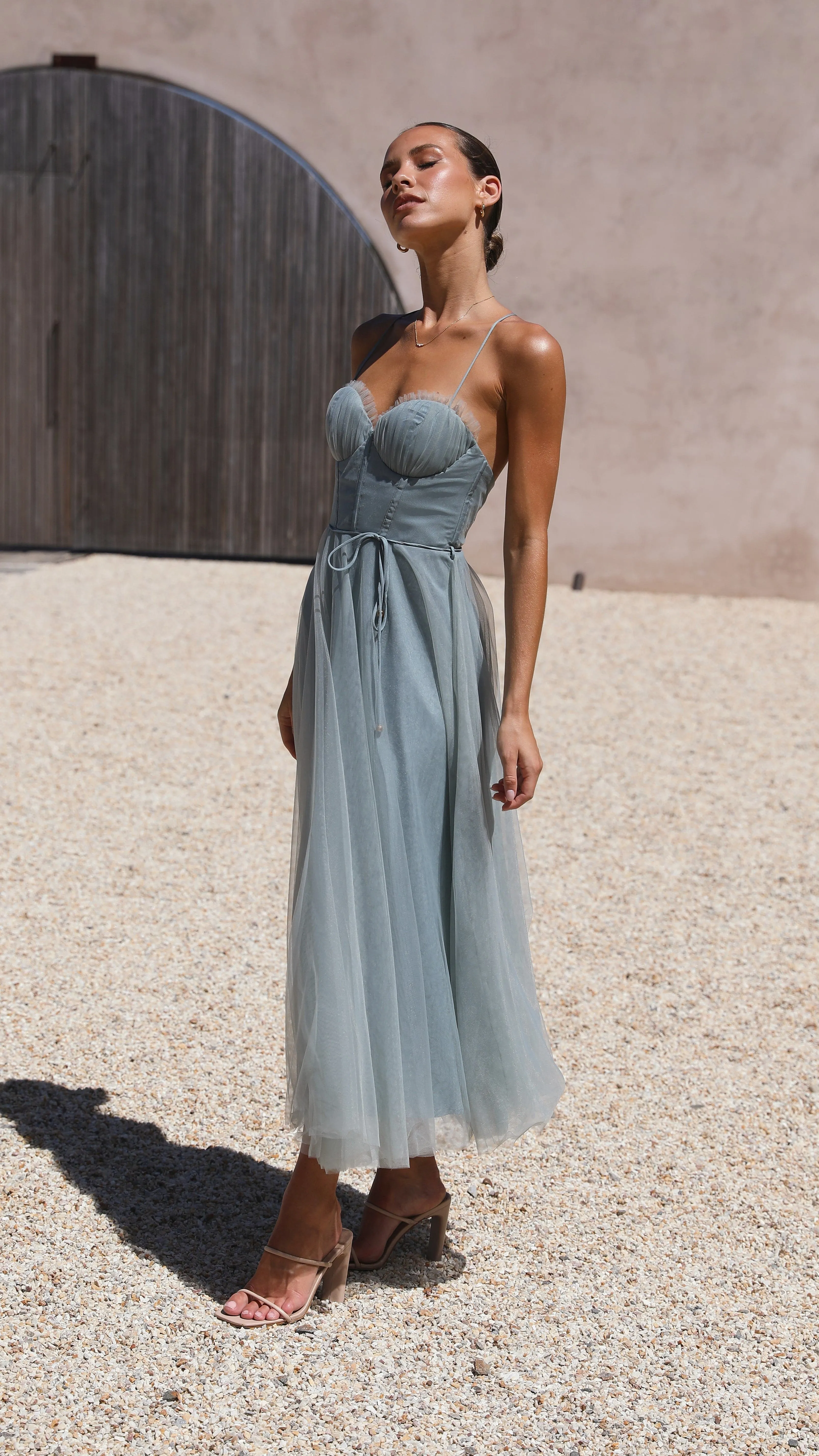Diana Midi Dress - Sage sold by Billy J product image thumbnail 4