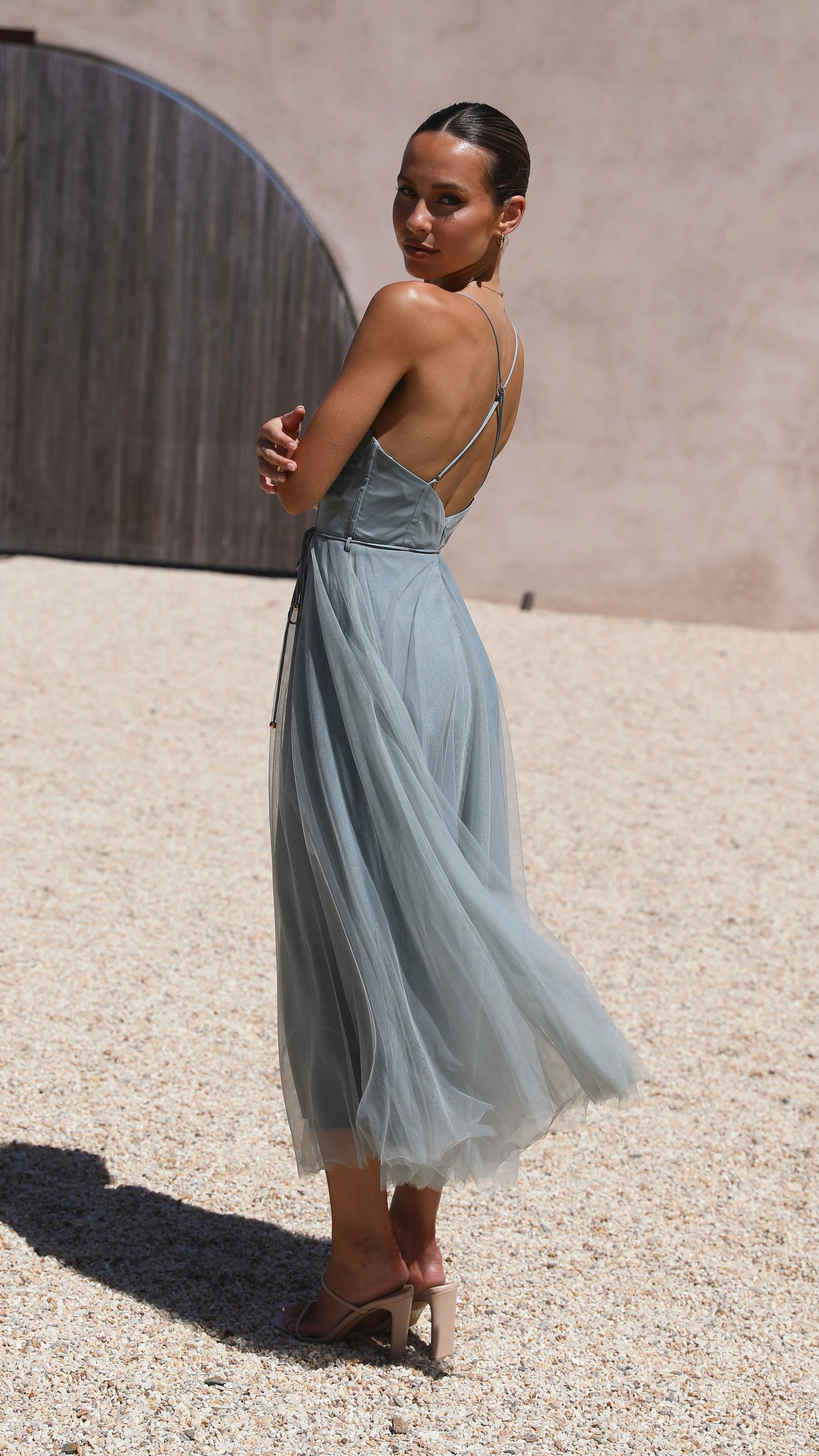 Diana Midi Dress - Sage sold by Billy J product image thumbnail 5