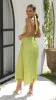 Miami Midi Dress - Lime sold by Billy J