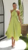 Miami Midi Dress - Lime sold by Billy J