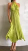 Miami Midi Dress - Lime sold by Billy J