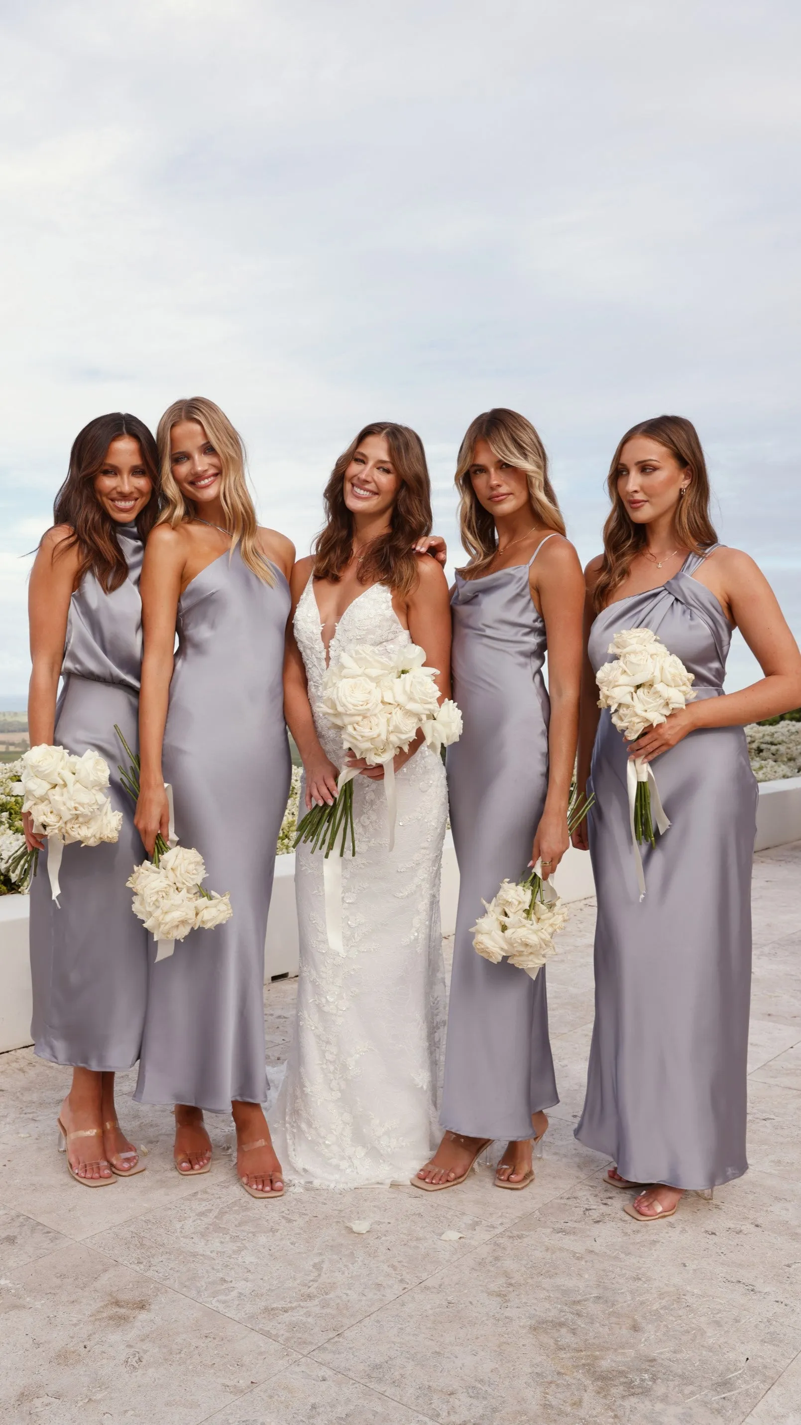 Esther Maxi Dress - Steel Blue sold by Billy J product image thumbnail 3