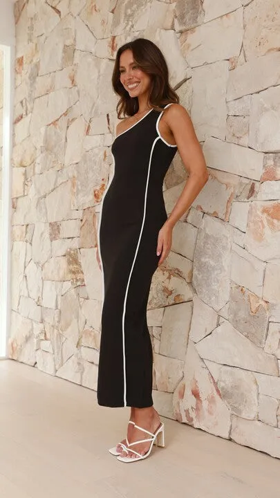 Cache Midi Dress - Black / White sold by Billy J product image thumbnail 4