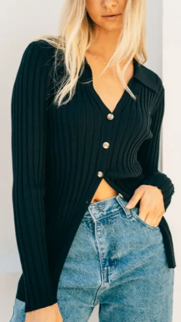 Darcy Knit Top - Black sold by Billy J product image thumbnail 3