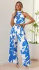 Stella Pants and Top Set - Blue/White Floral sold by Billy J