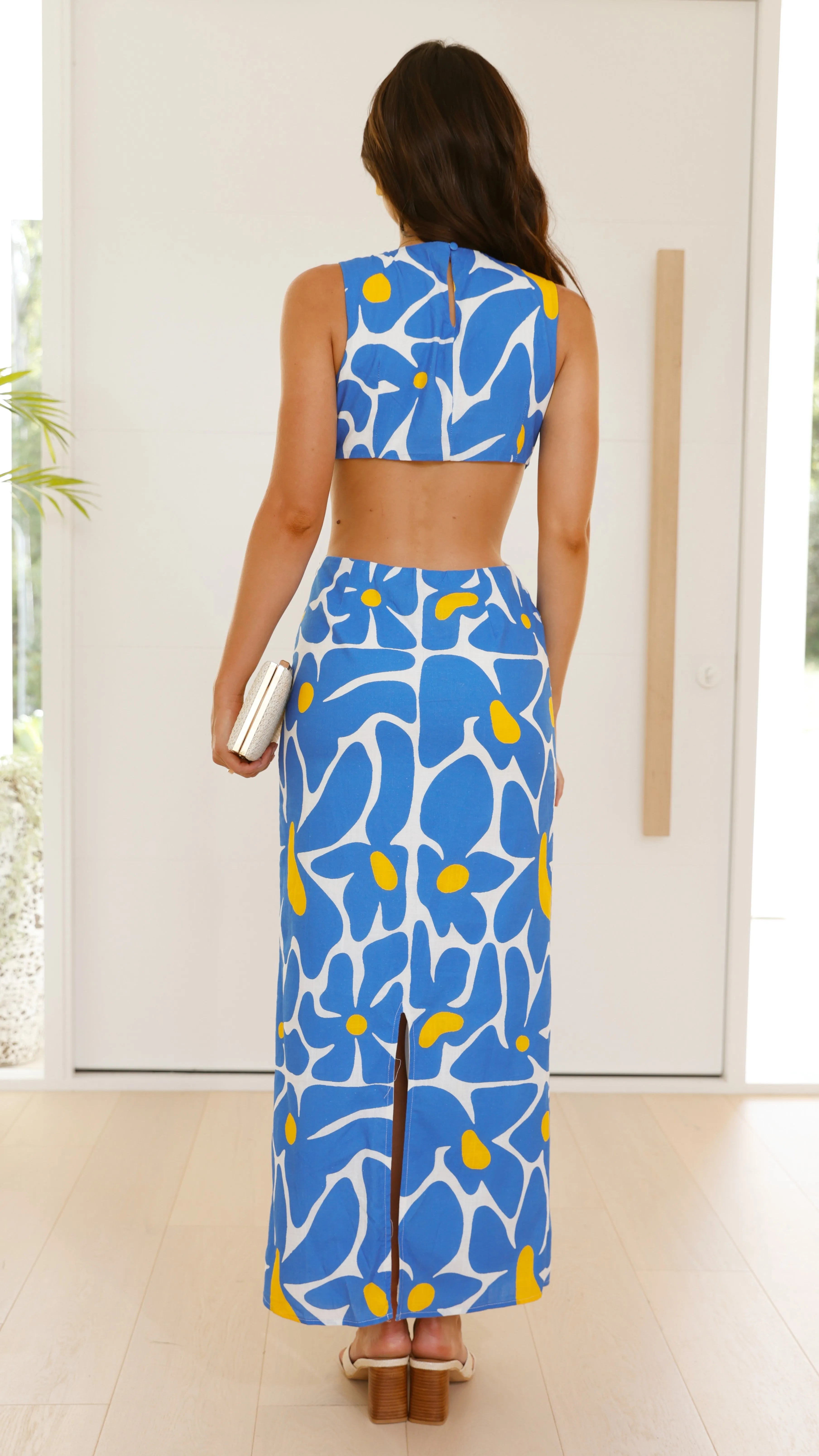 Damiana Maxi Dress - Blue Daisy sold by Billy J product image thumbnail 2