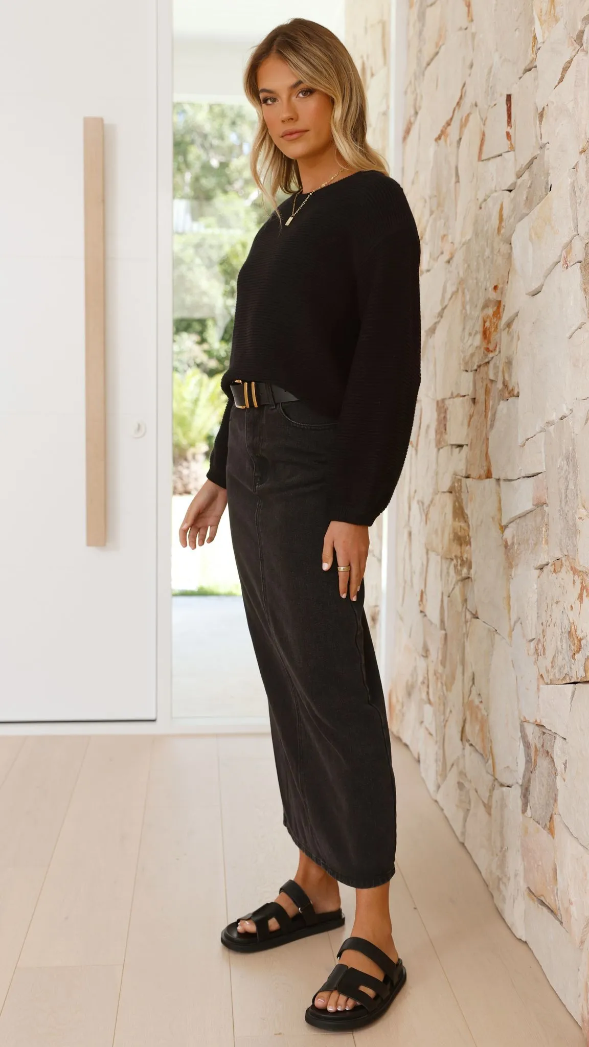 Carmel Knit - Black sold by Billy J product image thumbnail 4