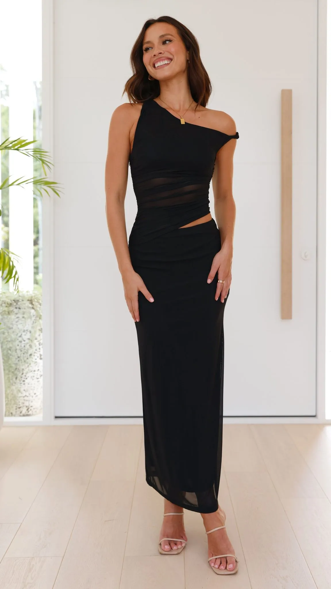 Iantha Maxi Dress - Black sold by Billy J
