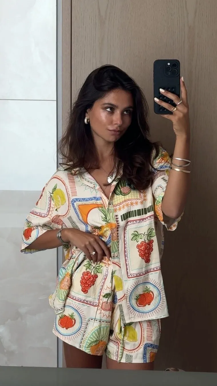 Agata Shirt - Agata Print sold by Billy J product image thumbnail 4