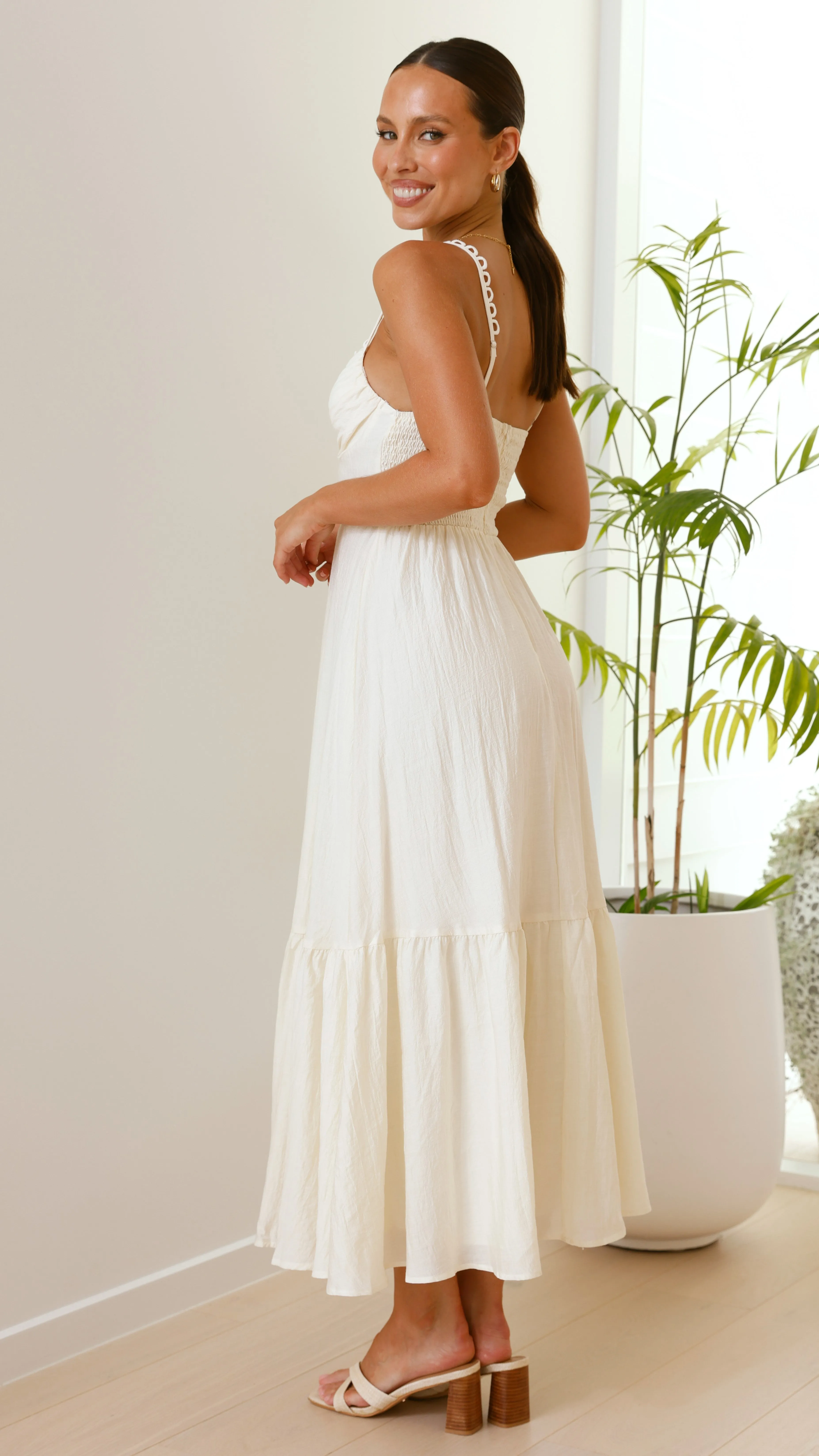 Beatrix Maxi Dress - Butter sold by Billy J product image thumbnail 2