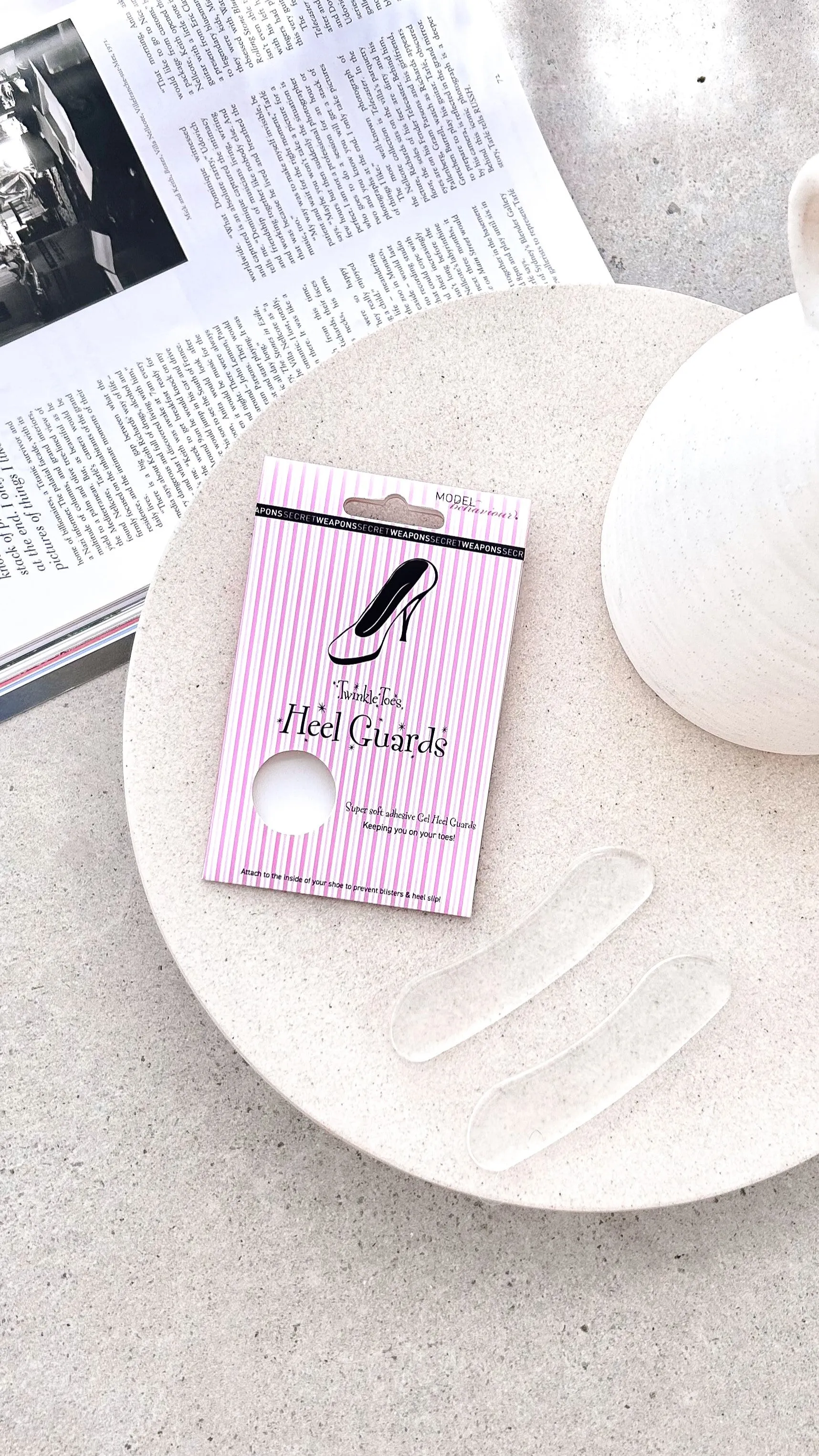 Heel Guards - Clear sold by Billy J