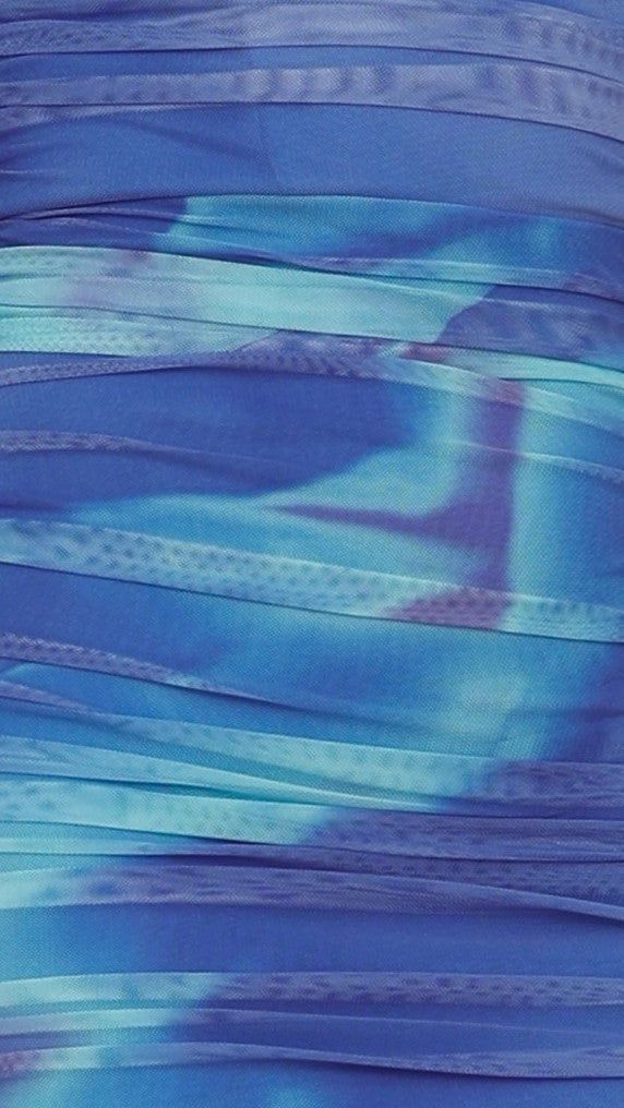 Kourt Midi Dress - Blue Print sold by Billy J product image thumbnail 4