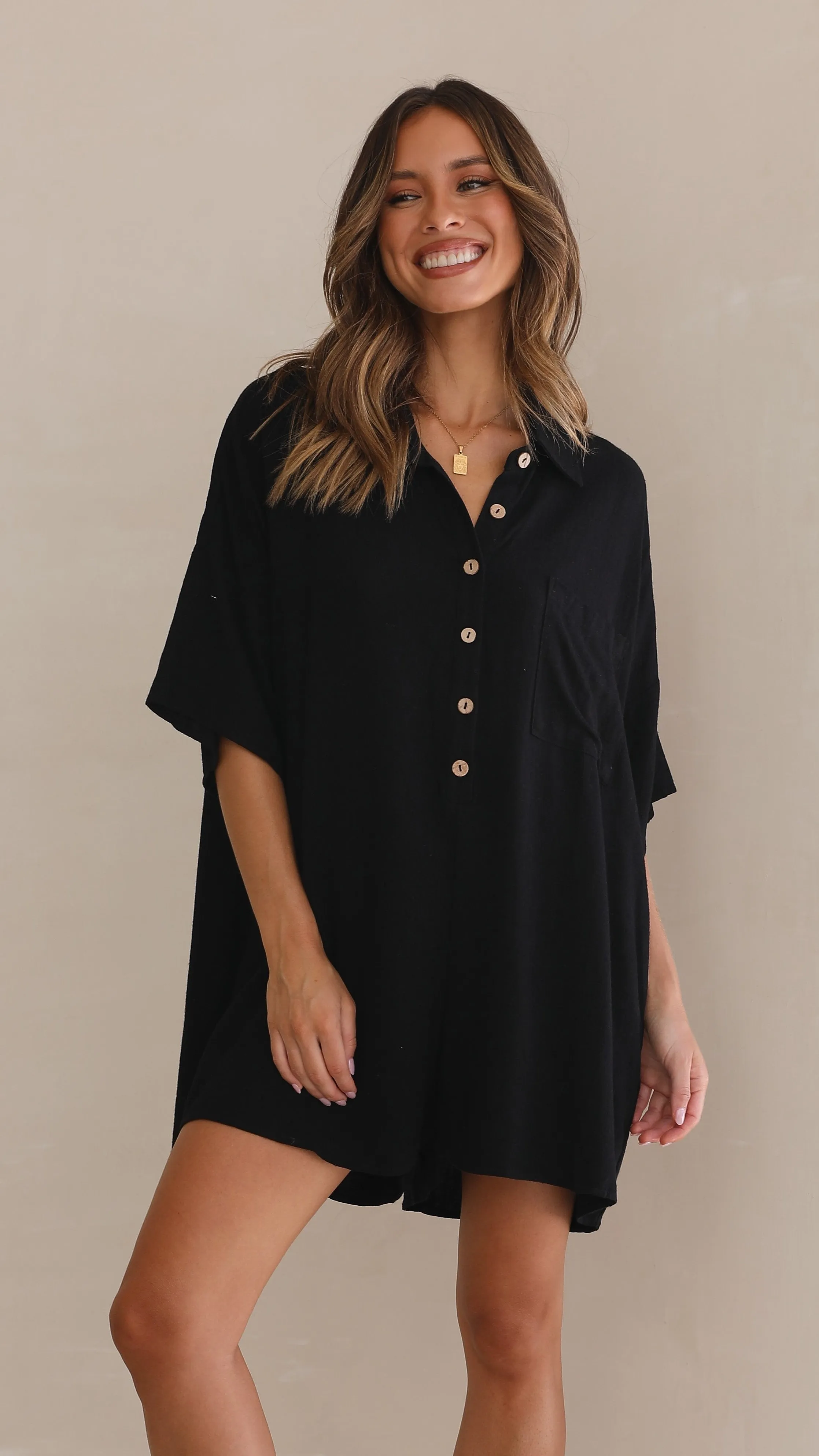 Keely Playsuit - Black sold by Billy J product image thumbnail 4