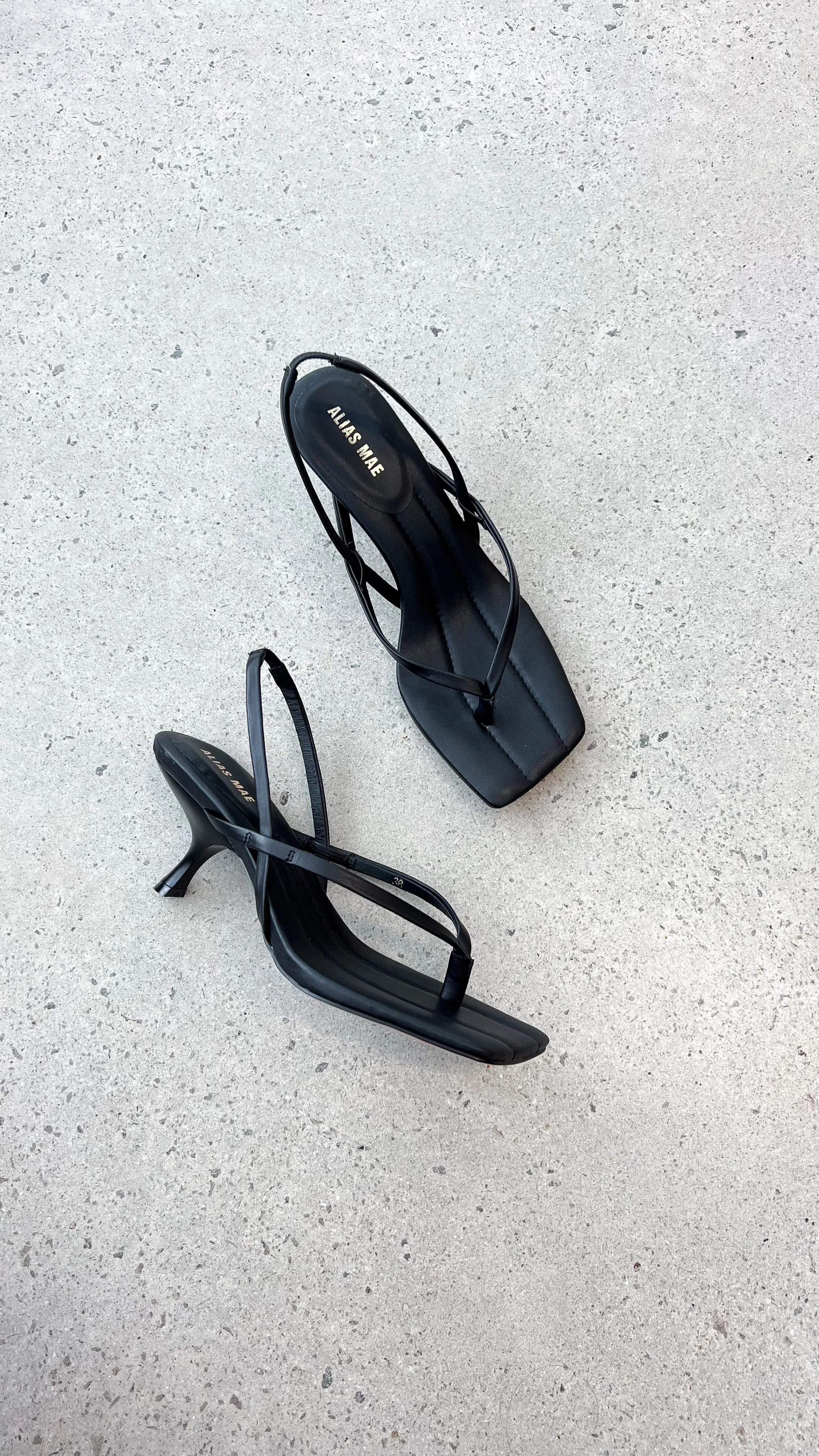 Alias Mae Jem Heel - Black Leather sold by Billy J product image thumbnail 3