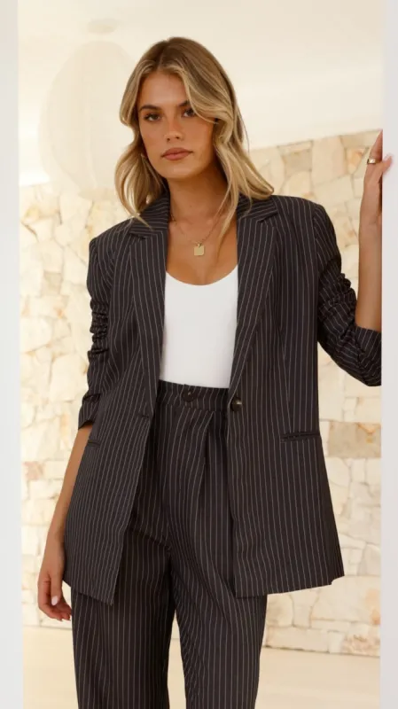 Maya Blazer - Charcoal sold by Billy J