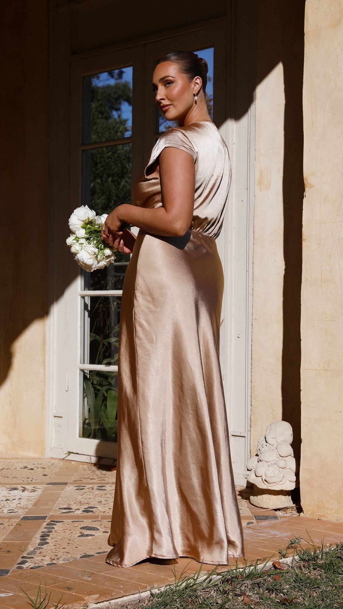 Selma Maxi Dress - Gold sold by Billy J product image thumbnail 4