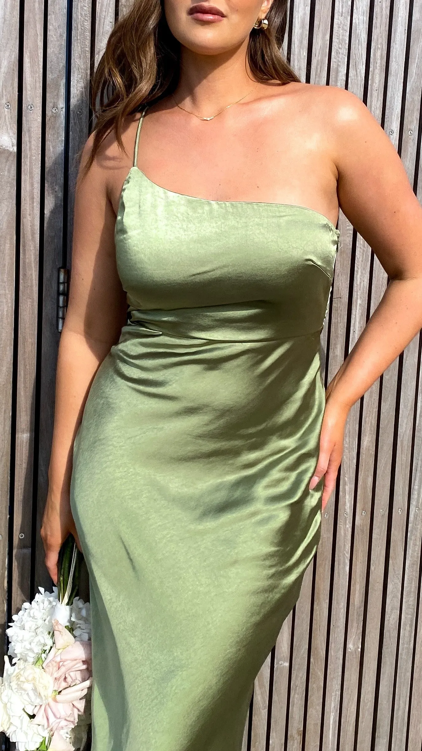 Margot Maxi Dress - Olive | Parallel
