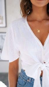 Sway Top - White sold by Billy J