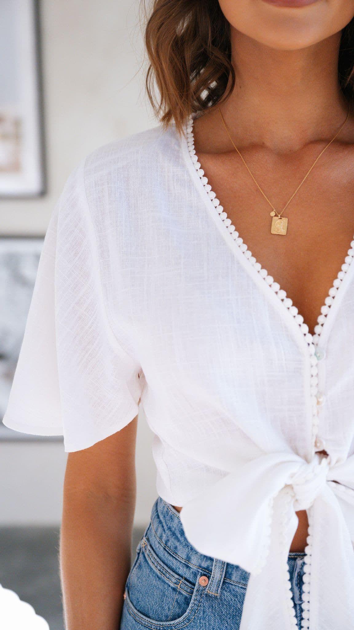 Sway Top - White sold by Billy J product image thumbnail 4