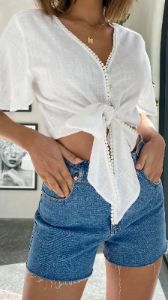 Sway Top - White sold by Billy J
