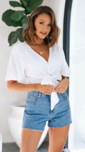Sway Top - White sold by Billy J