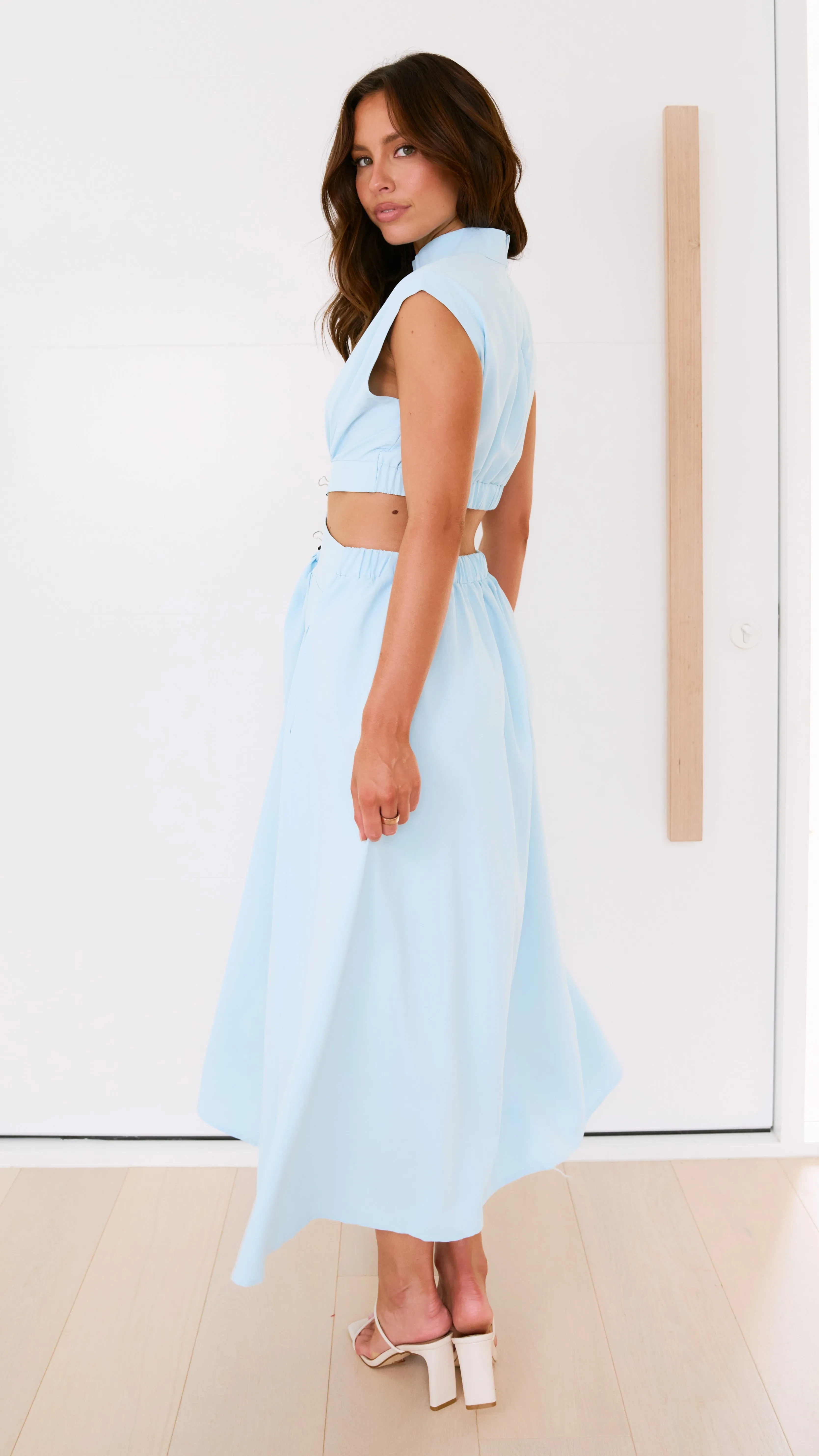 Maddison Midi Dress - Sky Blue sold by Billy J product image thumbnail 2
