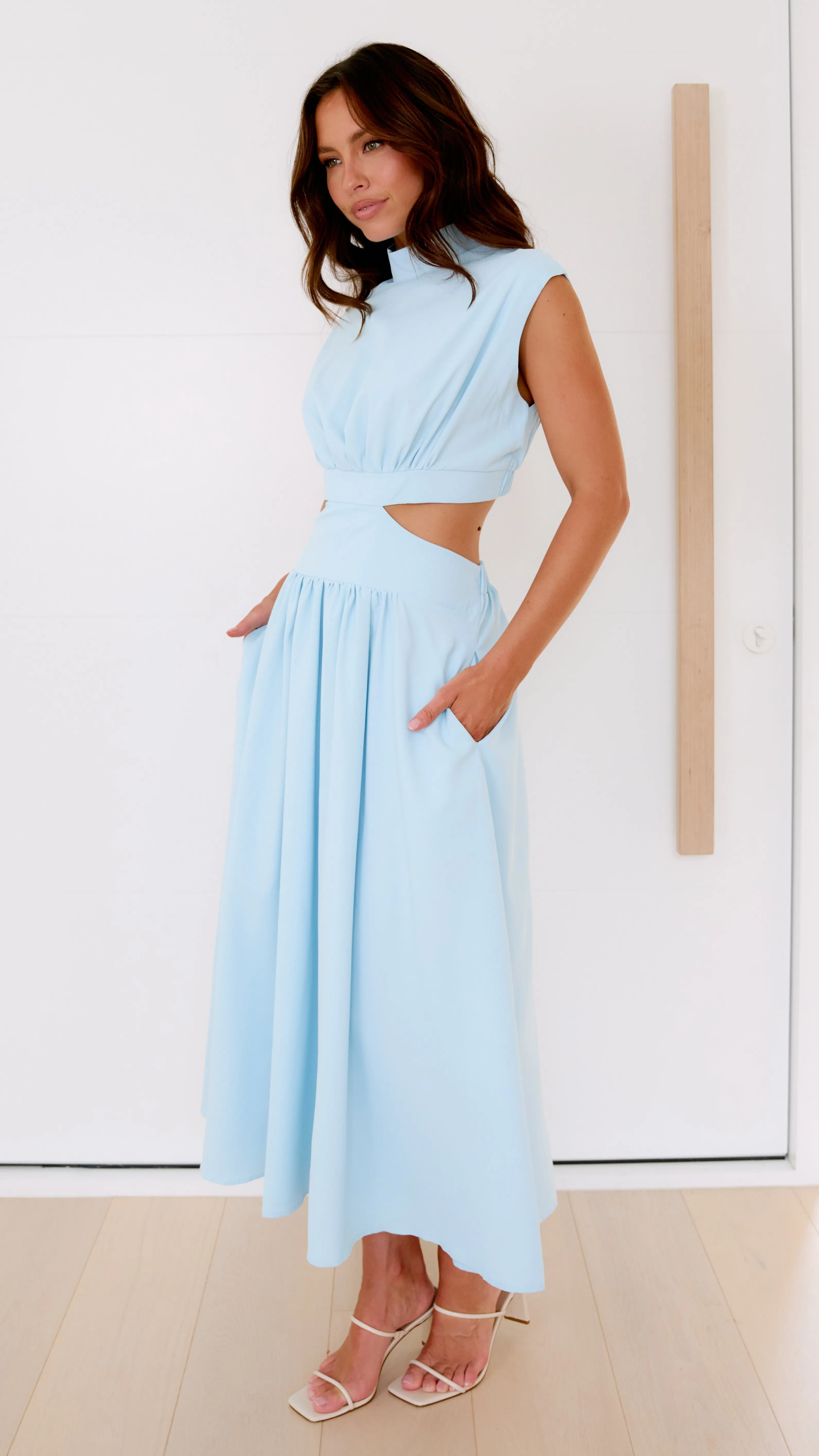 Maddison Midi Dress - Sky Blue sold by Billy J product image thumbnail 3