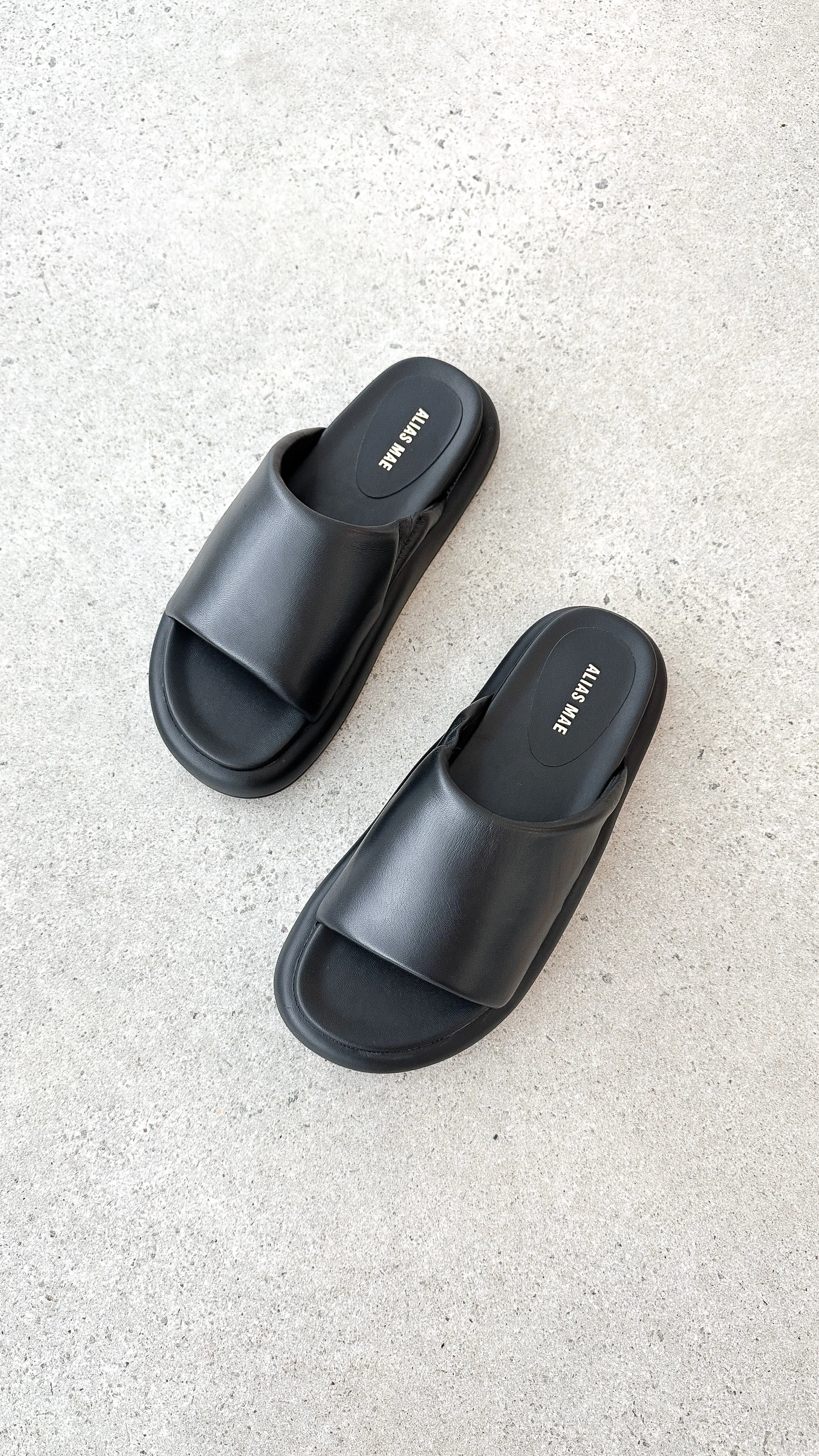 Thea Slide - Black Leather sold by Billy J product image thumbnail 2