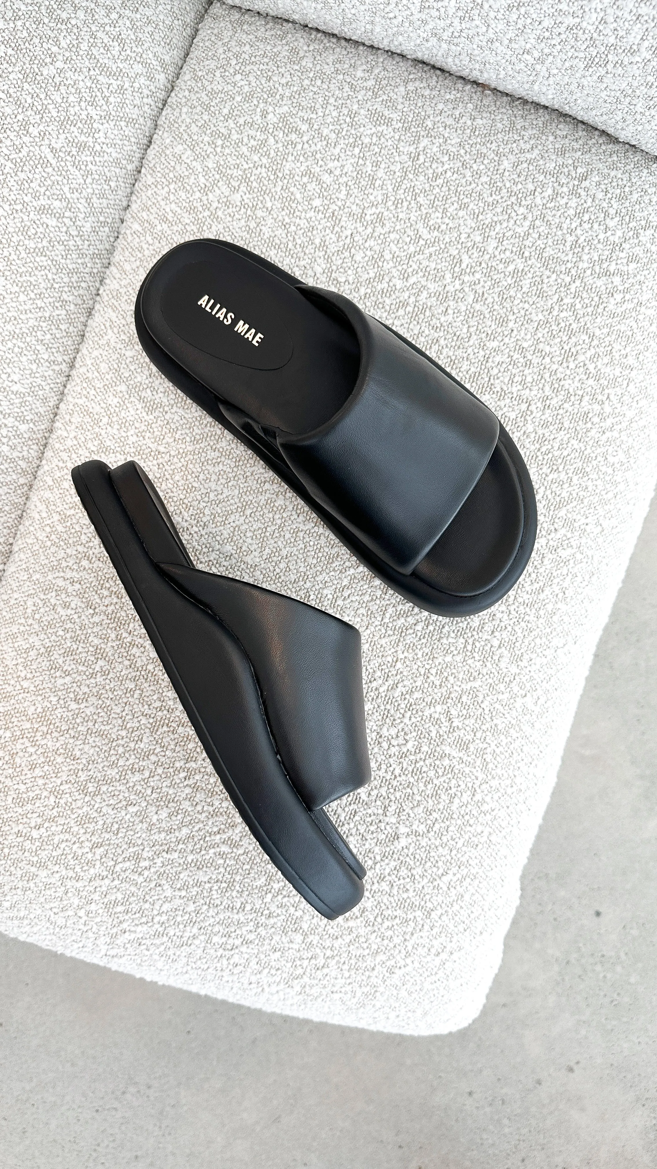 Thea Slide - Black Leather sold by Billy J product image thumbnail 5