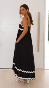 Ritina Maxi Dress - Black sold by Billy J