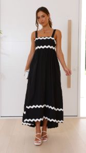 Ritina Maxi Dress - Black sold by Billy J