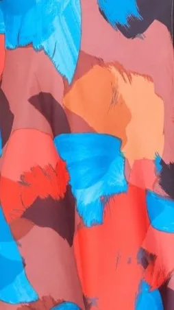 Bama Maxi Dress - Orange / Green Multi sold by Billy J product image thumbnail 4