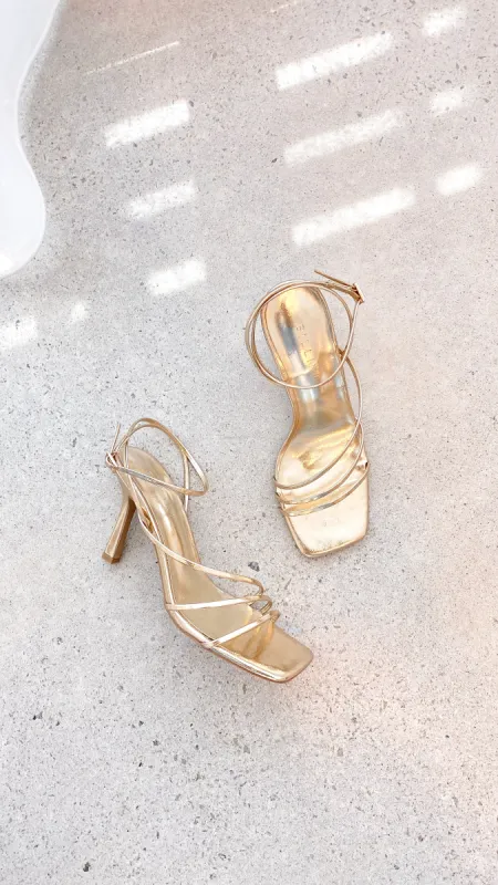 Sylvia Heel - Gold Metallic sold by Billy J