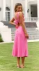 Renee Midi Dress - Pink sold by Billy J