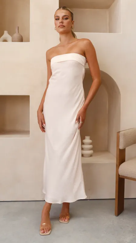 Maeve Maxi Dress - Champagne sold by Billy J