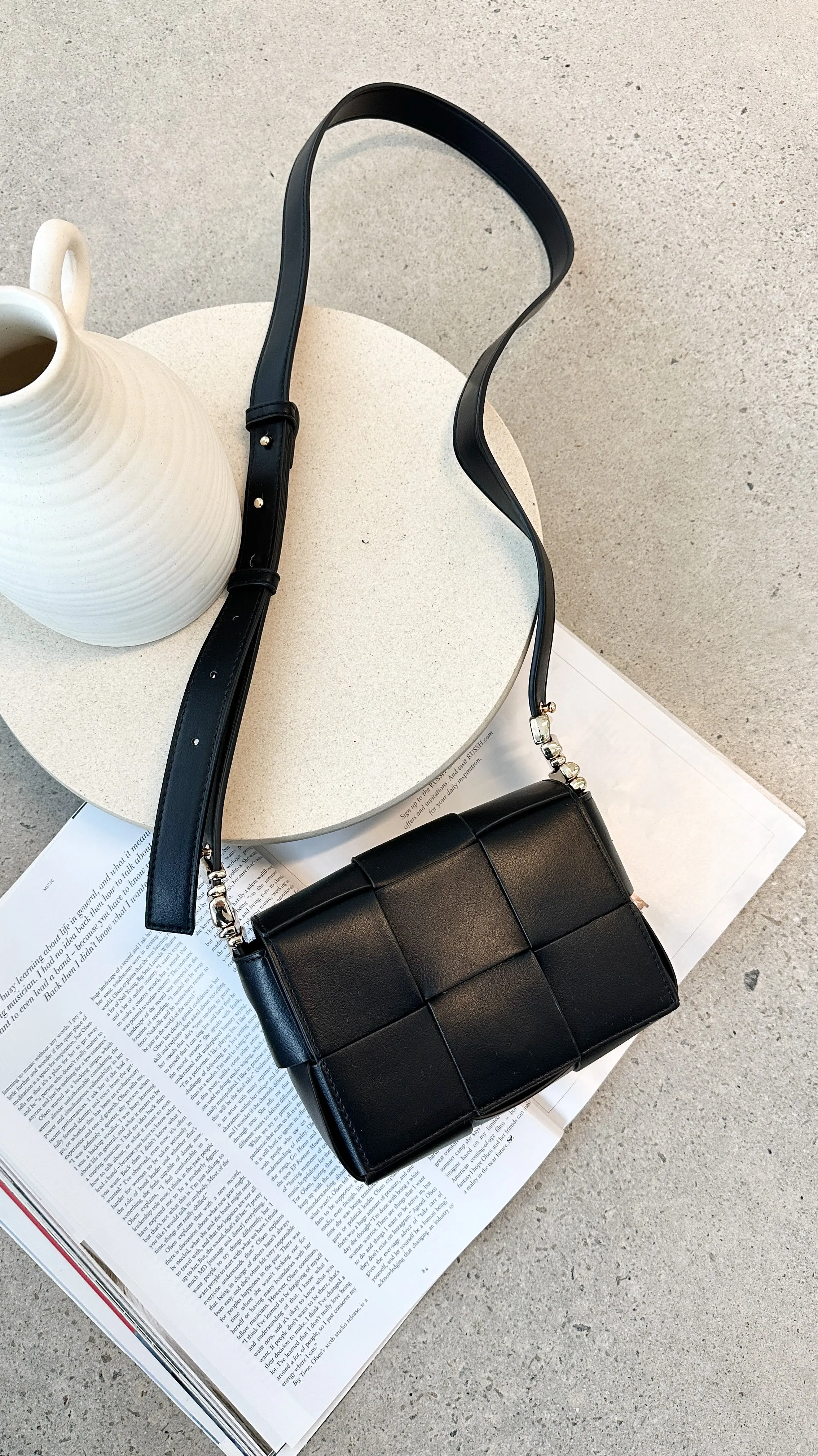 Birdy Crossbody Bag - Black sold by Billy J